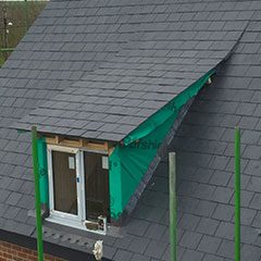 New build slate roof, Devizes, Wiltshire