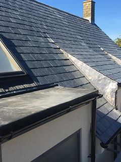 Spanish slate re-roof, Whitley, Wiltshire